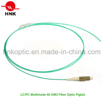 PVC LSZH Multimode 50 Om3 LC PC Faseroptik Pigtail